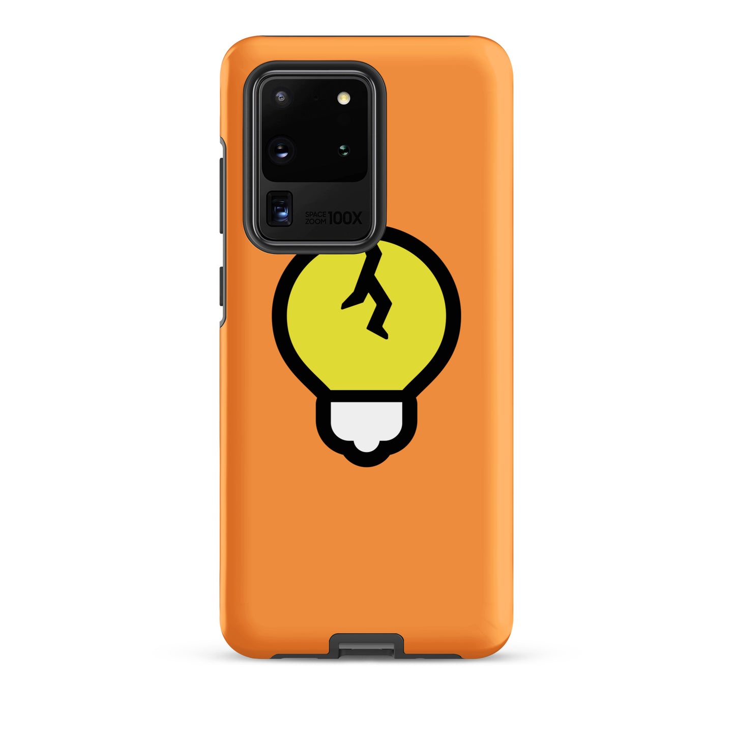 a crappy orange case for Samsung®