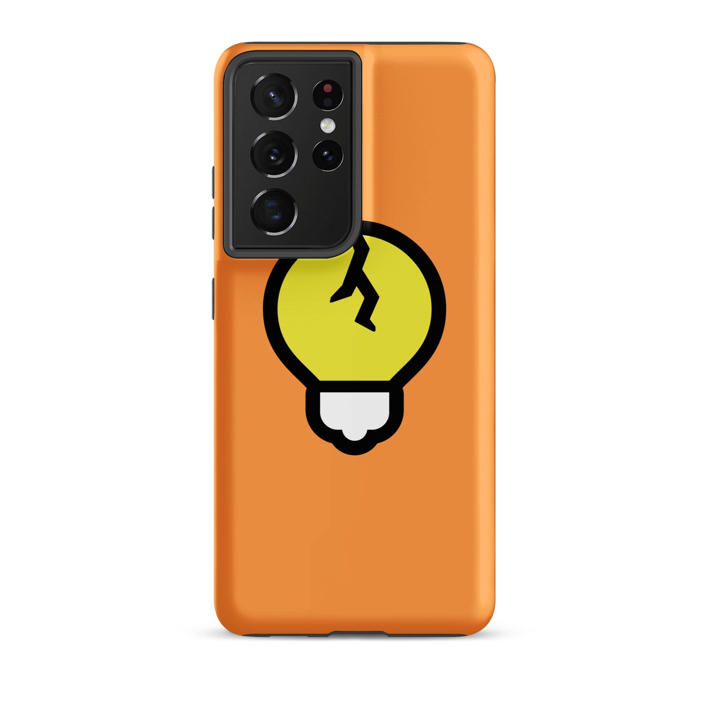 a crappy orange case for Samsung®