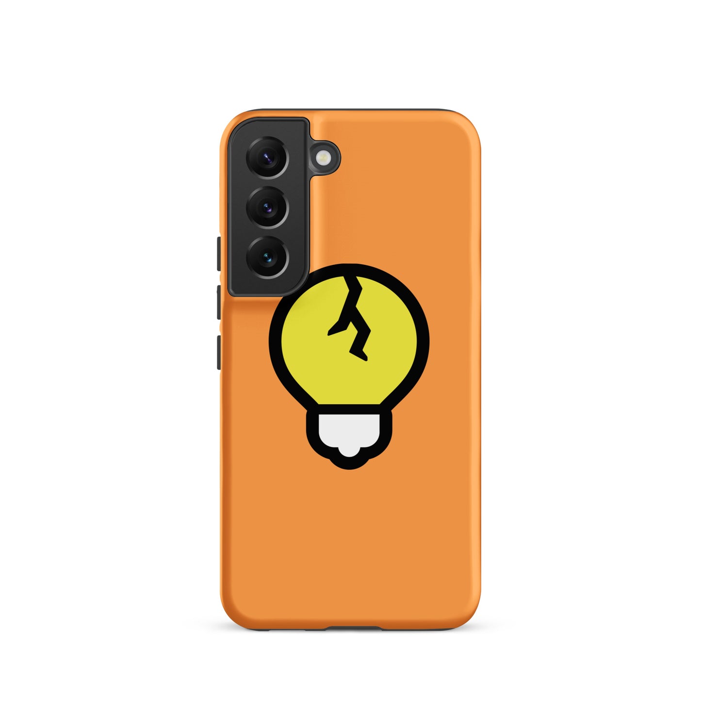 a crappy orange case for Samsung®