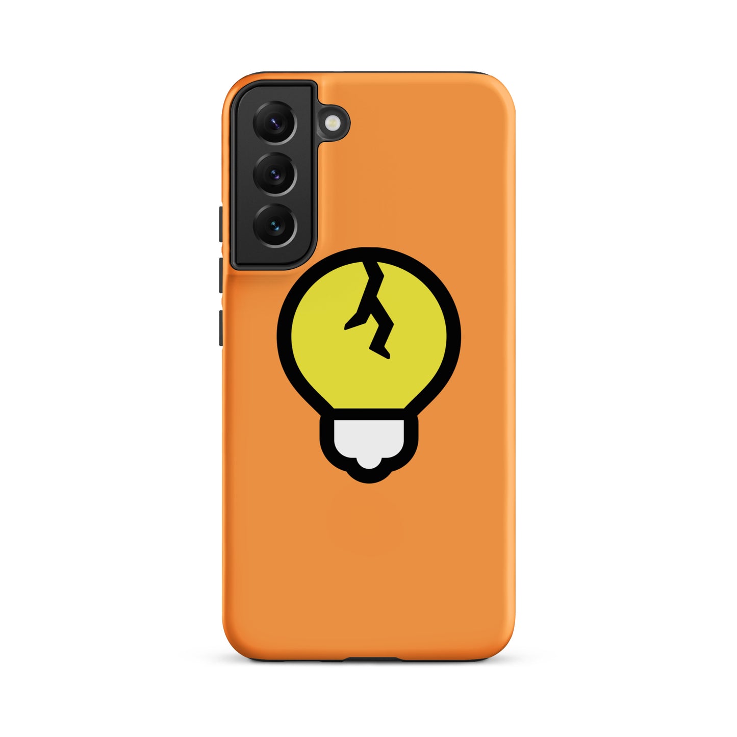 a crappy orange case for Samsung®