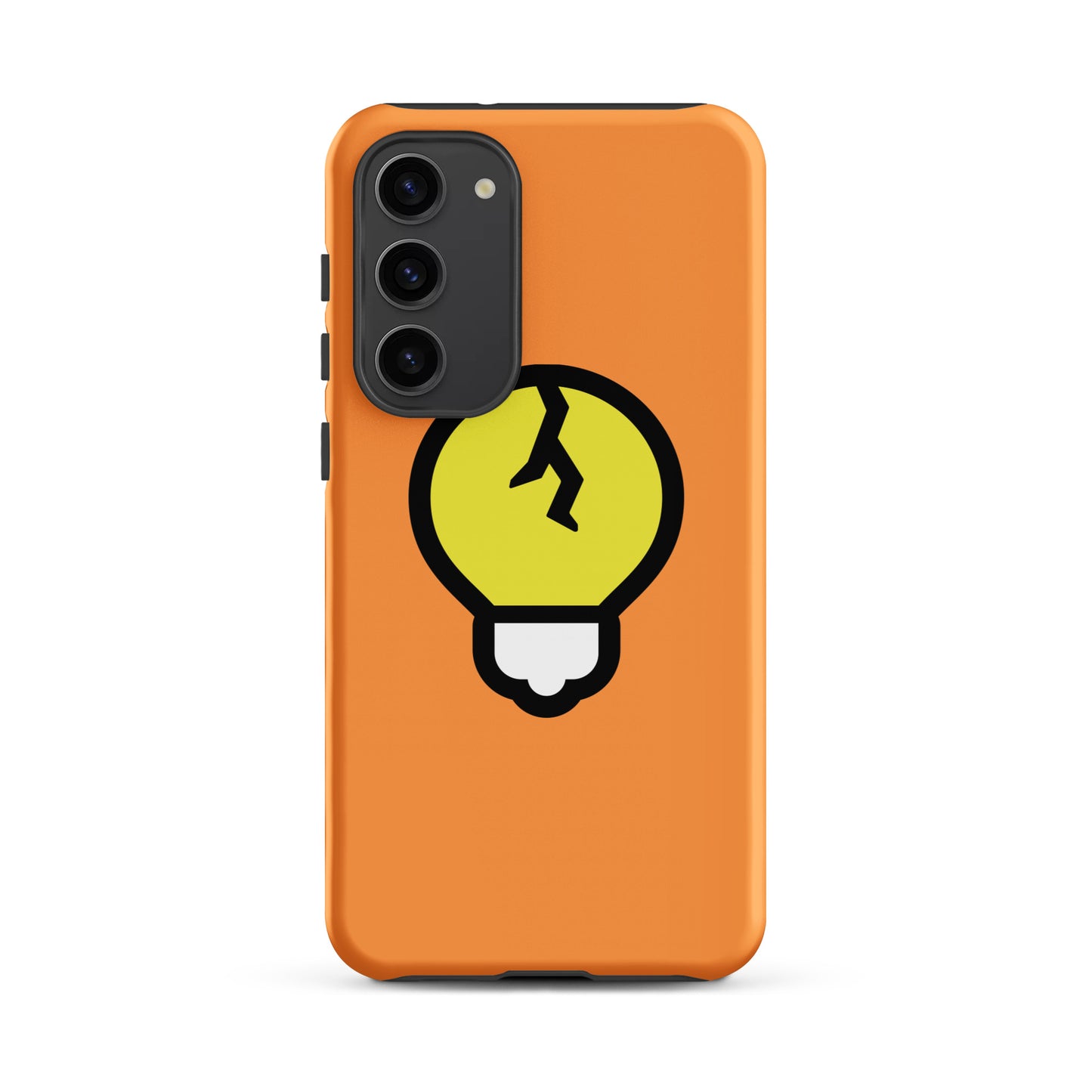 a crappy orange case for Samsung®