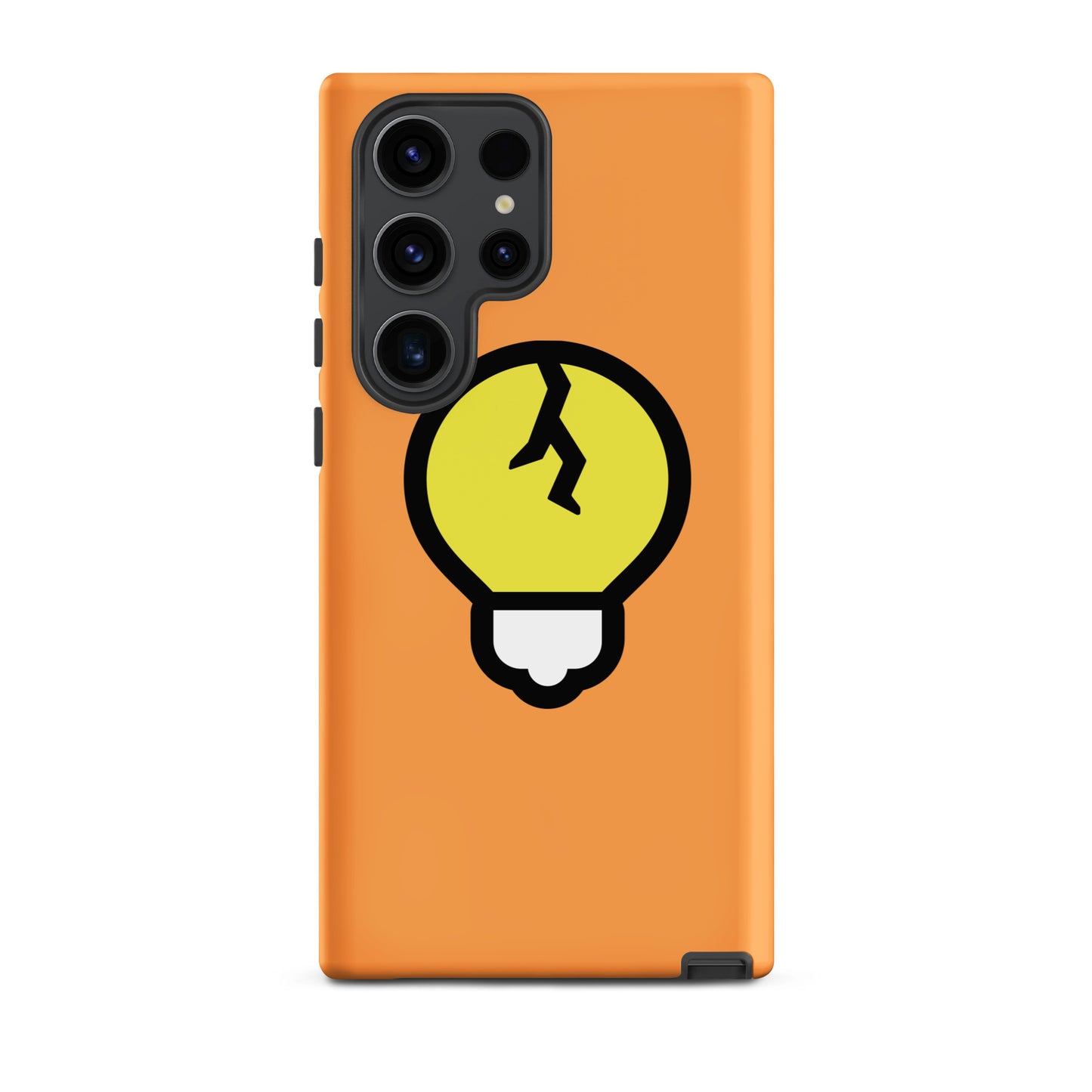 a crappy orange case for Samsung®