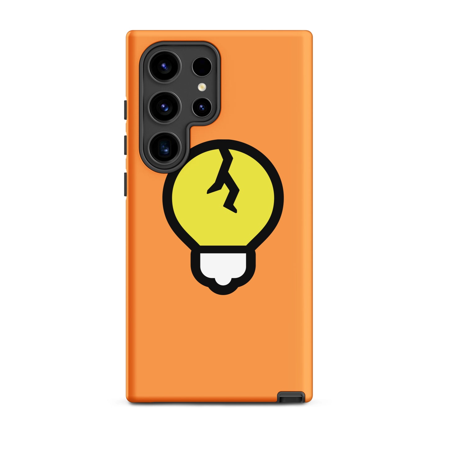 a crappy orange case for Samsung®